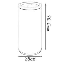 Kamerveger / zaalbezem plat ongelakt kokos 100cm (FSC 100%) - thumbnail