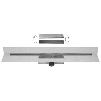 Douchegoot Easy Drain M-Line 70 cm complete set, waterslot 50 mm