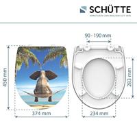 SCHÜTTE toiletbril met soft-close happy elephant duroplast hoogglans - thumbnail