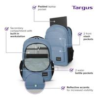 Targus Octave III Laptoprugzak Geschikt voor max. (laptop): 40,6 cm (16) Blauw - thumbnail