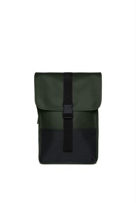 RAINS BUCKLE BACKPACK MINI GROEN RAINS BUCKLE BACKPACK MINI GROEN