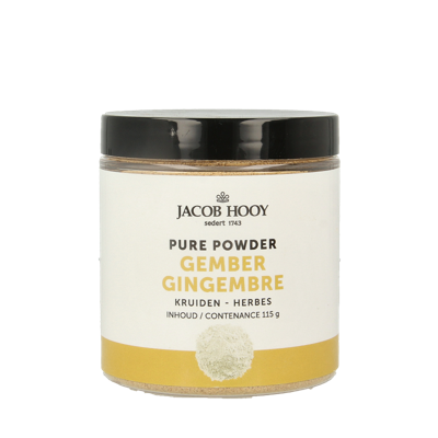 Jacob Hooy Pure powder gember 115 Gram
