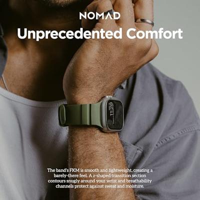 Nomad Rocky Point horlogeband / natural hardware 45/46/49mm - Forest Nomad Rocky Point horlogeband / natural hardware 45/46/49mm - Forest