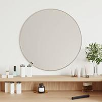 VidaXL Wandspiegel rond ø50 cm zilverkleurig - thumbnail