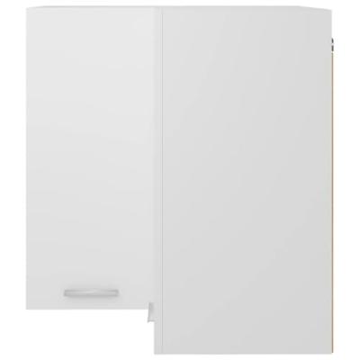 VidaXL Hanghoekkast lyon 57x57x60 cm bewerkt hout wit