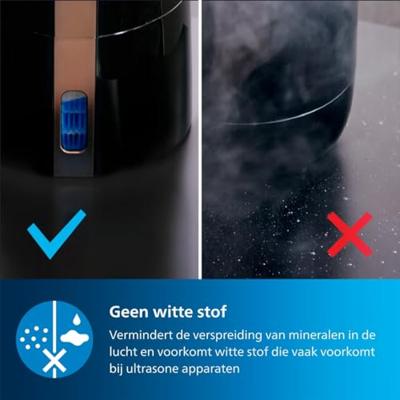 Philips 3000er Serie HU3918/10 Luchtbevochtiger 1 stuk(s) Zwart, Koper