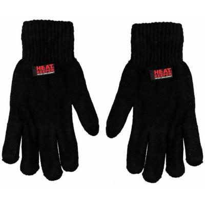 Heatkeeper Thermo Handschoenen Dames Chenille Zwart Heatkeeper Thermo Handschoenen Dames Chenille Zwart