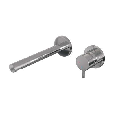 Inbouw Wastafelmengkraan Brauer Chrome Edition Coldstart Rechte Uitloop Korte Ronde Hendel Rechts Chroom Met Rozetten
