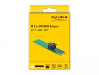 DeLOCK 63145 Delock Adapter M.2 Key M to SFF-8643 NVMe 22110 / 2280 / 2260 - thumbnail
