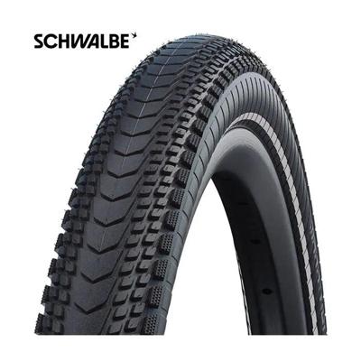 Schwalbe buitenband marathon alm v-guard 28 x 2.00 zw vouw refl