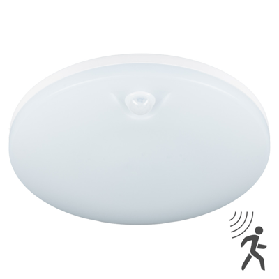 LED&apos;s Light Pro Plafondlamp met sensor - Bewegingssensor en schemersensor - 6 standen - 25 cm