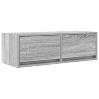 Tv-meubelen 2 st 80x31x25,5 cm bewerkt hout grijs sonoma eiken - thumbnail