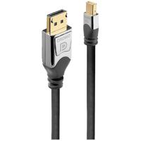 Mini DisplayPort naar DisplayPort-Adapter LINDY 36311 Grijs 1 m - thumbnail