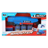 Lobbes Speelgoed BV Shooter x revolt - met 12 zachte pijlen en 3 blikken - thumbnail