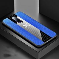 Voor OPPO R17 PRO XINLI stiksels doek Textue schokbestendig TPU beschermhoes (blauw) - thumbnail