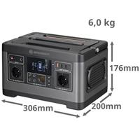 BRESSER Mobile Power Station draagbare stroomvoorziening 500 Watt - thumbnail