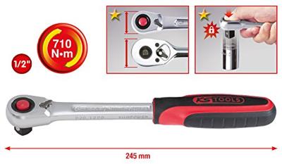 KS TOOLS Ks-tools omschakelbare ratel "slimpower" reversible ratchets 1/2" ks-tools - thumbnail