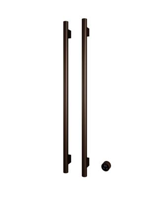 Hotbath &MORE set van 2 rails RARV135 ROUND135 cm met separate schakelaar en inbouw element Tuscan Bronze (RARV135-2TB) Hotbath &MORE set van 2 rails RARV135 ROUND135 cm met separate schakelaar en inbouw element Tuscan Bronze (RARV135-2TB)