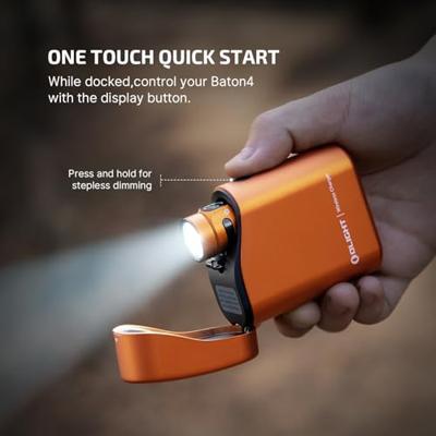 OLight Baton 4 Premium Edition (Orange) Zaklamp 1300 lm