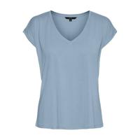 VERO MODA T-shirt VMFILLI blauw - thumbnail