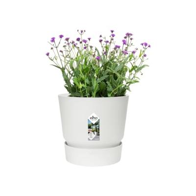 Elho Greenville bloempot 16 cm wit