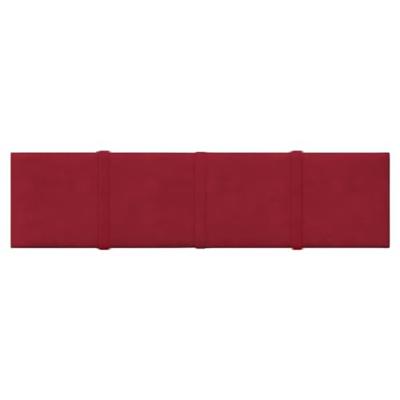 VidaXL Wandpanelen 12 st 1,08 m² 60x15 cm fluweel wijnrood VidaXL Wandpanelen 12 st 1,08 m² 60x15 cm fluweel wijnrood