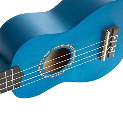 Cascha HH 3971 sopraan ukelele set blauw (4-talig)