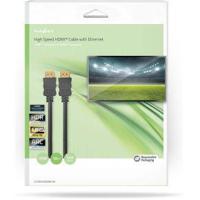 Nedis High Speed ??HDMI™-Kabel met Ethernet | HDMI™ Connector | HDMI™ Connector | 4K@60Hz | ARC | 18 Gbps | 10.0 m | Rond | PVC | Zwart | Doos - - thumbnail