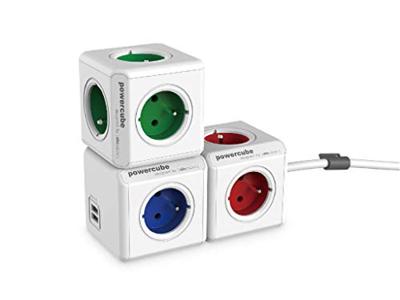 Allocacoc Powercube Extended 1.5m Groen - thumbnail