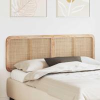 Hoofdbord met hoofdeinde Naturel 160 x 55 x 3 cm Rattan - thumbnail
