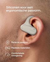 Belkin SoundForm ClearFit Open-Ear Wireless Earbuds, lichte langdurig comfortabele draadloze oordopjes, waterbestendig (IPX5), draadloze oortjes voor sport, hiken, fietsen, hardlopen en meer - Zand - thumbnail