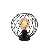 Lucide DANZA - Tafellamp - Ø 25 cm - 1xE27 - Zwart - thumbnail
