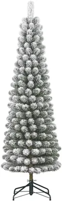 Kunstkerstboom Charlton pilar groen frosted H185 x dia. 53 cm Black Box - Black box - thumbnail