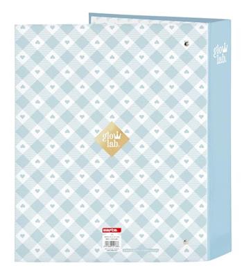 Ringmap Glow Lab Cisnes Blauw A4 27 x 33 x 6 cm