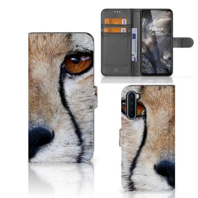 OnePlus Nord | Telefoonhoesje | Met pasjeshouder | Cheetah OnePlus Nord | Telefoonhoesje | Met pasjeshouder | Cheetah