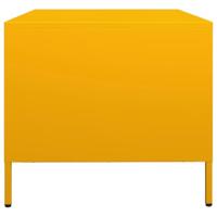 Tv-meubel 68x50x43,5 cm koudgewalst staal mosterdgeel - thumbnail