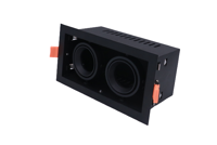 Artdelight Inbouwspot duoTavira zwart - DL 9992R ZW - thumbnail