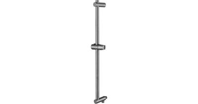 Saqu Essential Glijstang met wateruitgan en glijstuk 75cm geborsteld staal Saqu Essential Glijstang met wateruitgan en glijstuk 75cm geborsteld staal