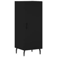 Dressoir 34,5x34x90 cm bewerkt hout zwart - thumbnail