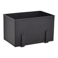 Urban Interiors Plantenbak 'Flora' 25 x 15cm, kleur Mat Zwart - thumbnail