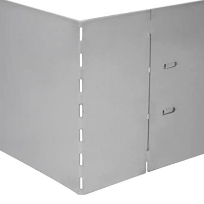 Grasboorden 100x20 cm gegalvaniseerd staal 5 st