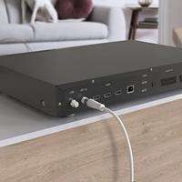 Hama Antennekabel, coax-stekker - coax-koppeling, 1,5 m, 90 dB TV accessoire Wit - thumbnail