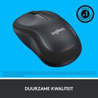Logitech M220 Silent Muis Radiografisch Optisch Zwart 3 Toetsen 1000 dpi - thumbnail