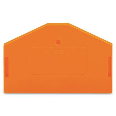WAGO 280-313 Afsluit- en scheidingsplaat Oranje 100 stuk(s)