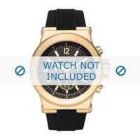 Horlogeband Michael Kors MK8445 / Dylan Rubber Zwart 13mm - thumbnail
