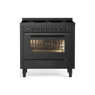 Ilve L096WSCM3/MGD matzwart Ilve L096WSCM3/MGD matzwart