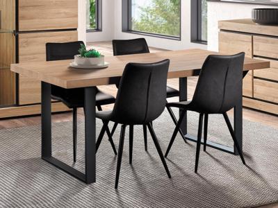 Eettafel LIEZE 170 cm franse eik met U-poten