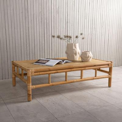 Nohr Loungetafel 'Zev' Rotan en bamboe, 120 x 70cm Nohr Loungetafel 'Zev' Rotan en bamboe, 120 x 70cm