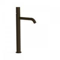 Wastafelmengkraan Tres Study Exclusive 40,5 cm 1-Knop Rond Zwart Brons - thumbnail