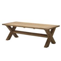 Colombia Tafel 240X100X77cm Natural Teak Legs 12X12cm Garden Impressions - Garden impressions - thumbnail